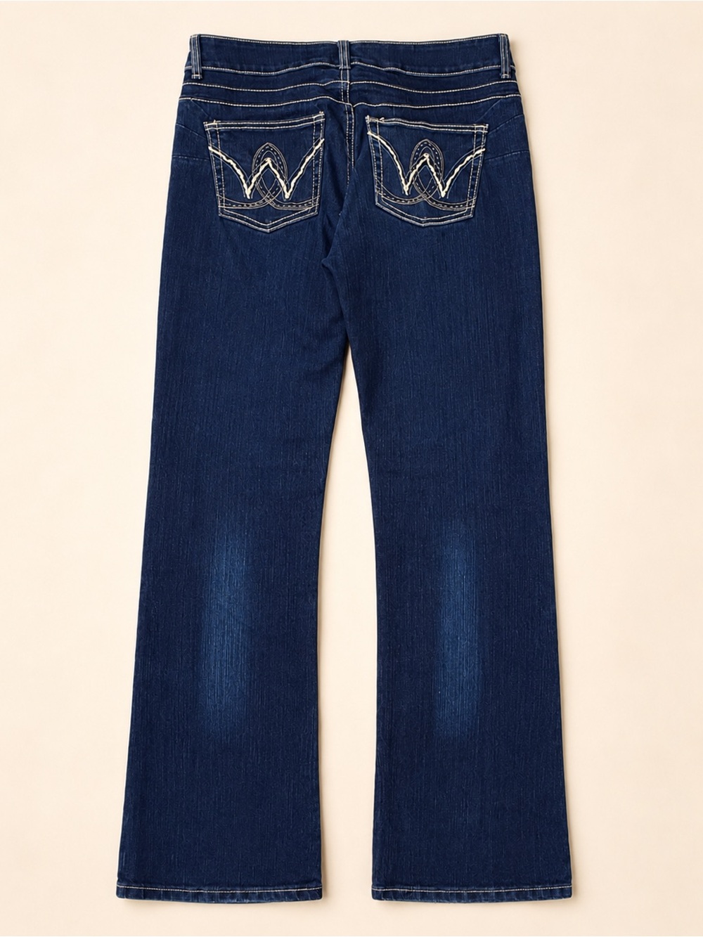 Wrangler Booty Up Carolina Breakaway Jeans 9/10 x 34 Dark Wash Bootcut
